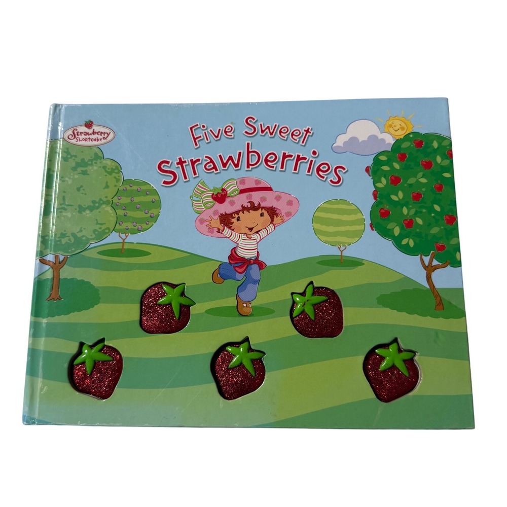 Y2K Strawberry Shortcake Five Sweet Strawberries Megan E Bryant Hardcover book